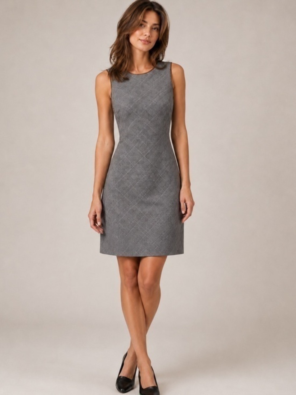 Vintage 90’s Michael Kors plaid Rachel Greene style dress
